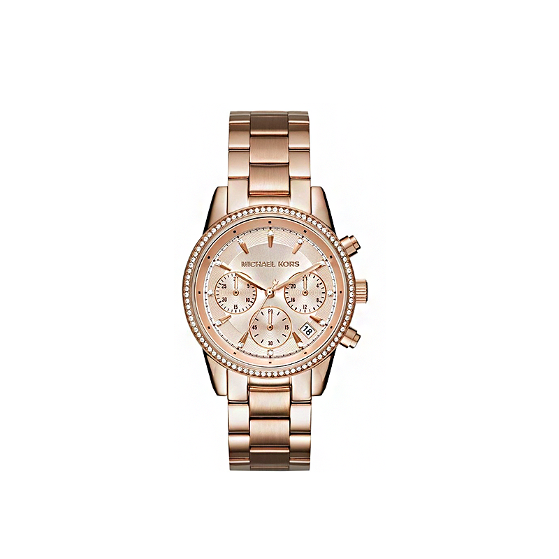 Michael Kors Ritz Women’s Watch – Rose Gold-Tone Edition