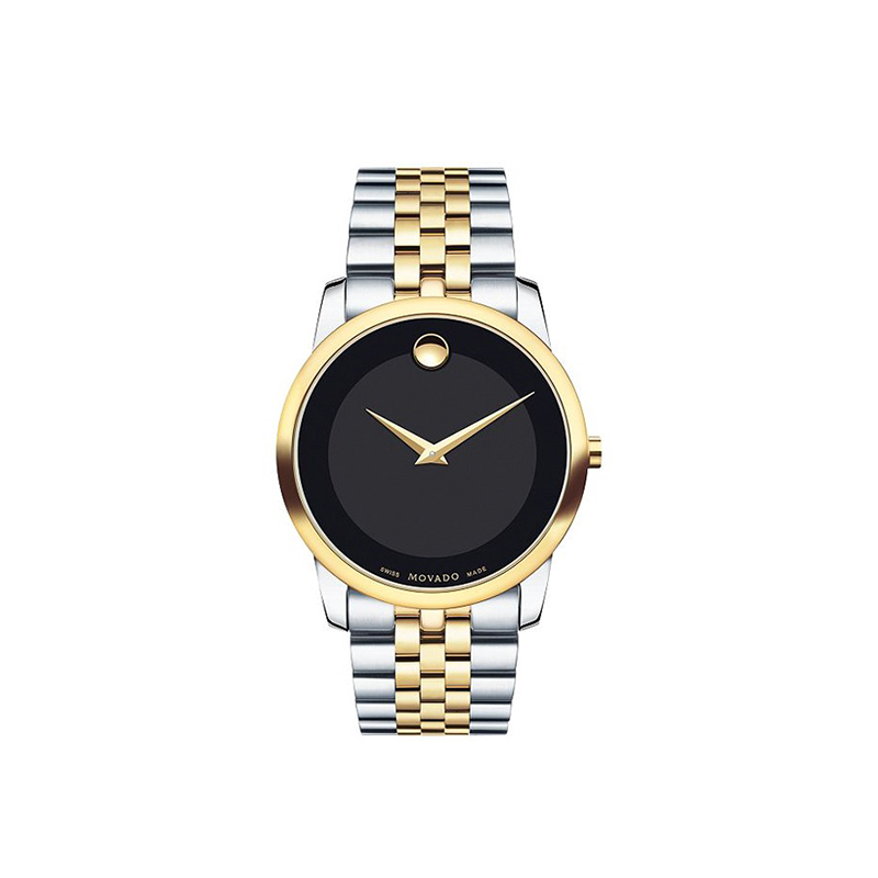 Movado Museum Classic Men’s Two-Tone Black Dial Watch