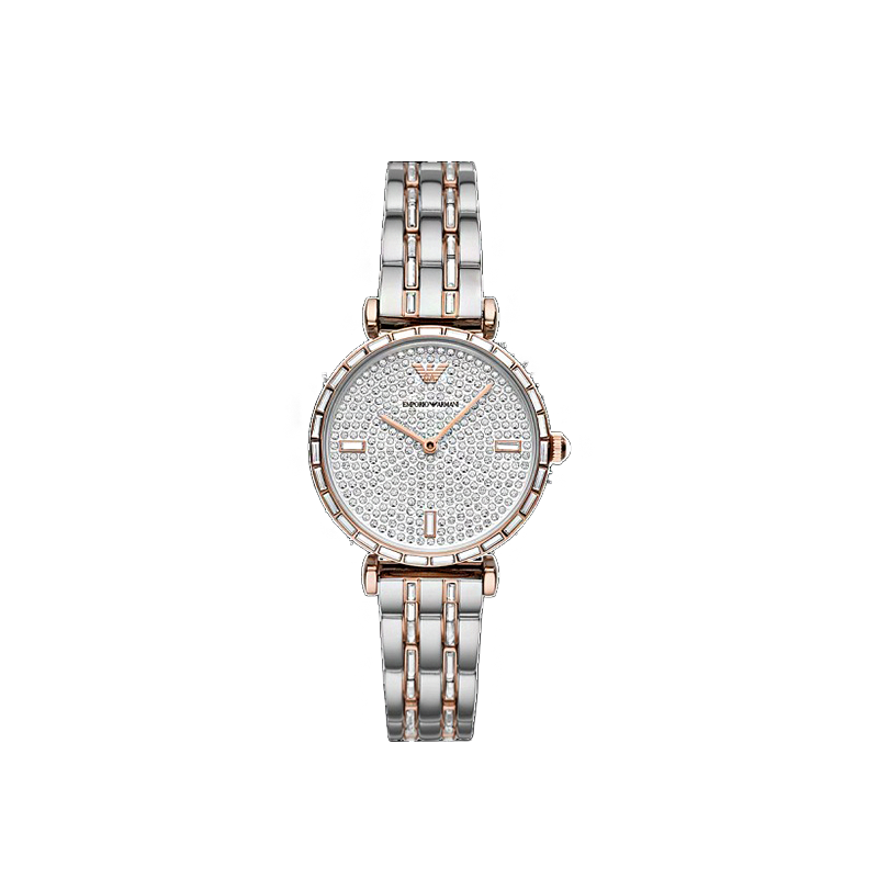 Emporio Armani Gianni T-Bar Silver Elegance Women’s Watch