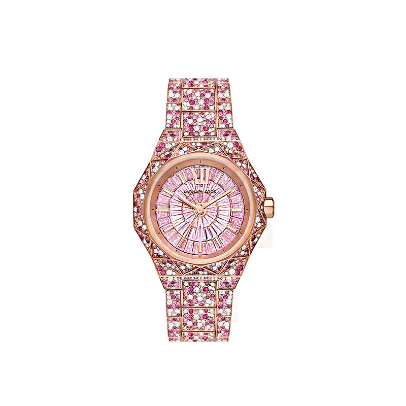 Michael Kors Raquel Limited-Edition Pavé Rose Gold Crystal Women’s Watch