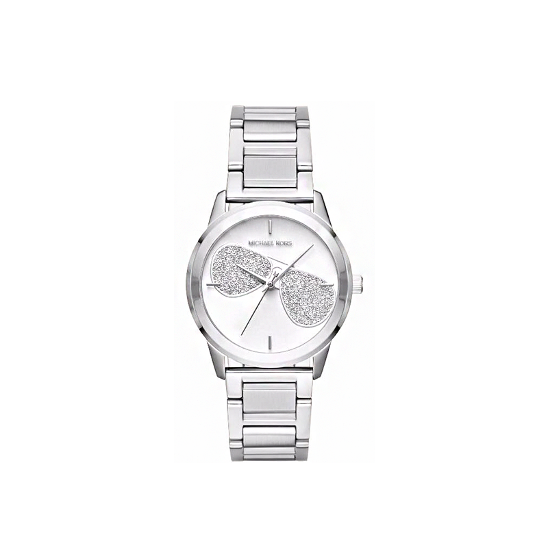 Michael Kors Women’s Quartz Analog Watch – White Dial Silver Stainless Steel