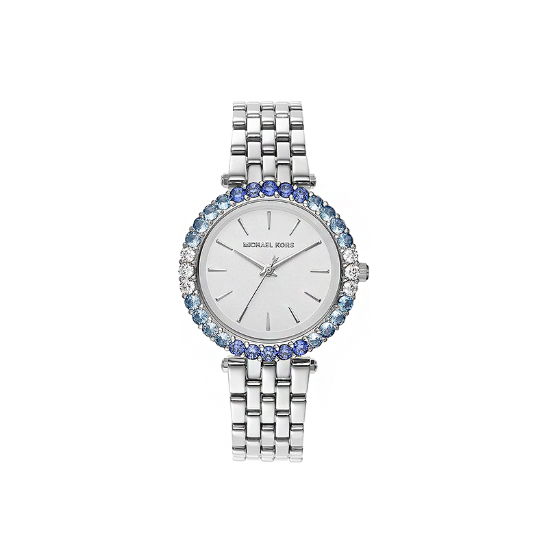 Michael Kors Darci Women’s Watch – White Dial Stainless Steel Edition
