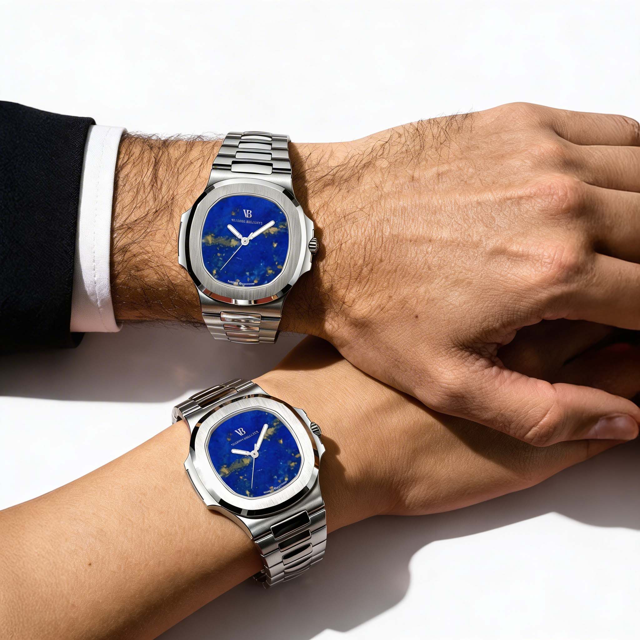 Valeria Bellucci Blue Gemstone Watch for Women