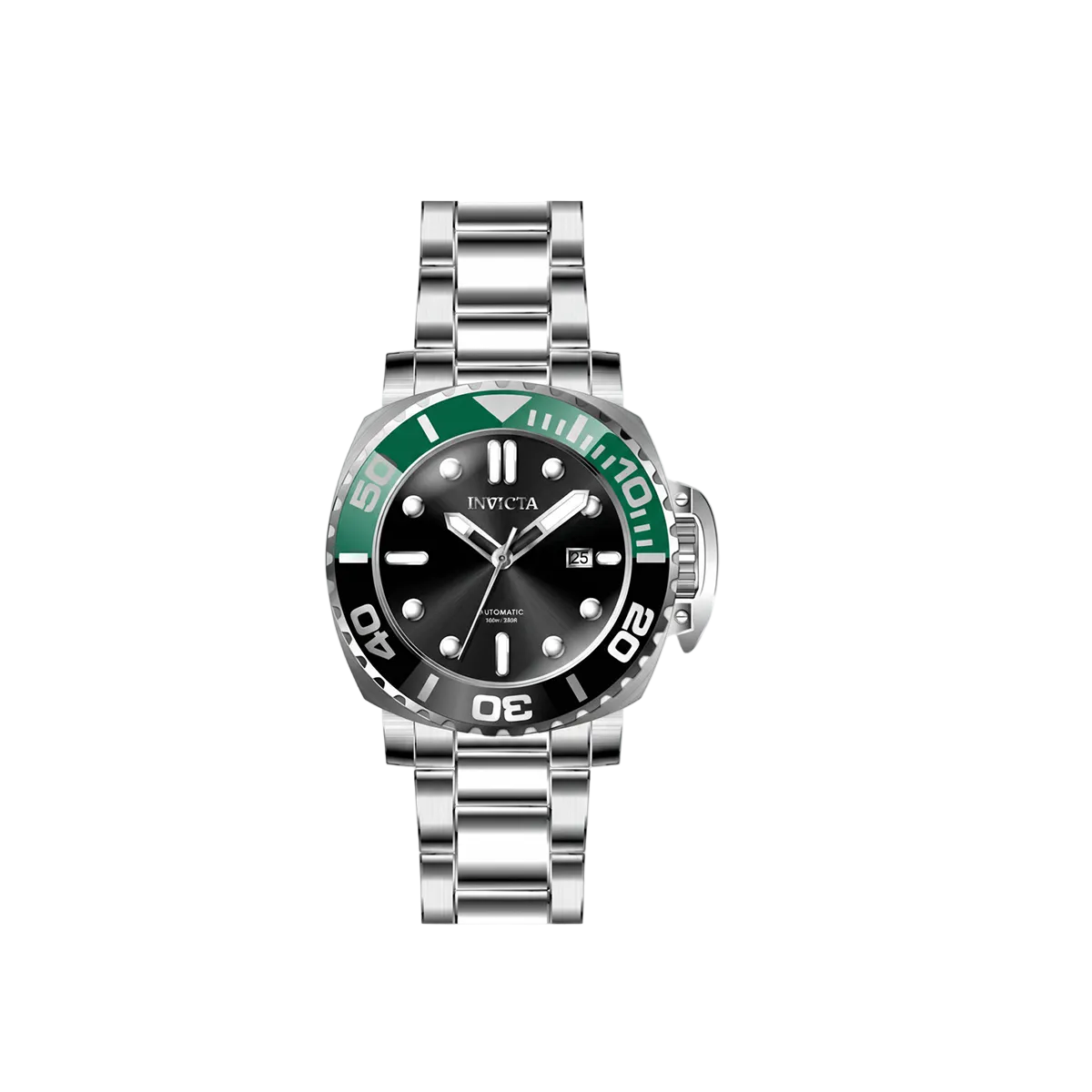 Invicta ProDiver Automatic Emerald Bezel Steel Edition