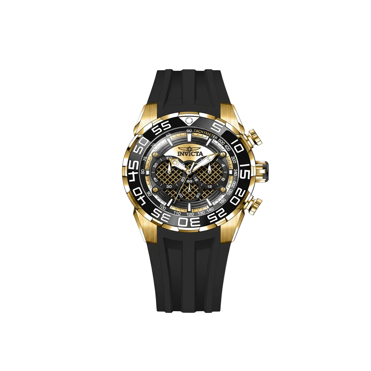 Invicta Bolt Zeus Chronograph – Black & Gold Power Edition