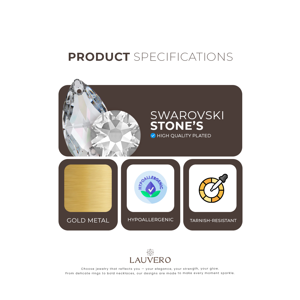 Aurora Starfall Plated Pendant