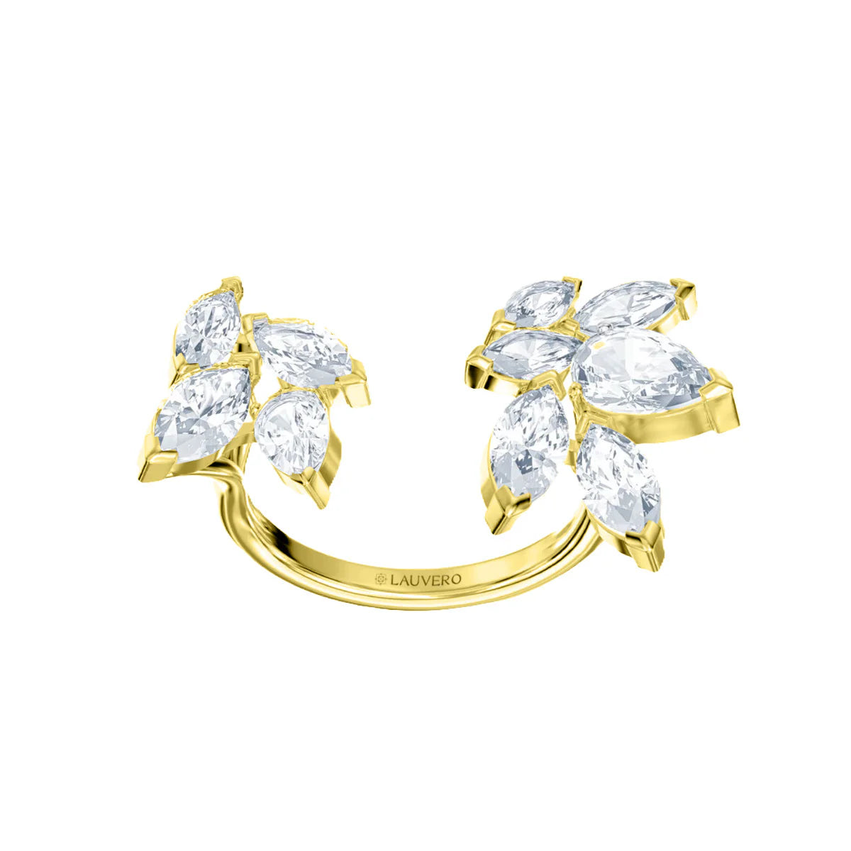 Frosted Lace Elegance Ring – Women