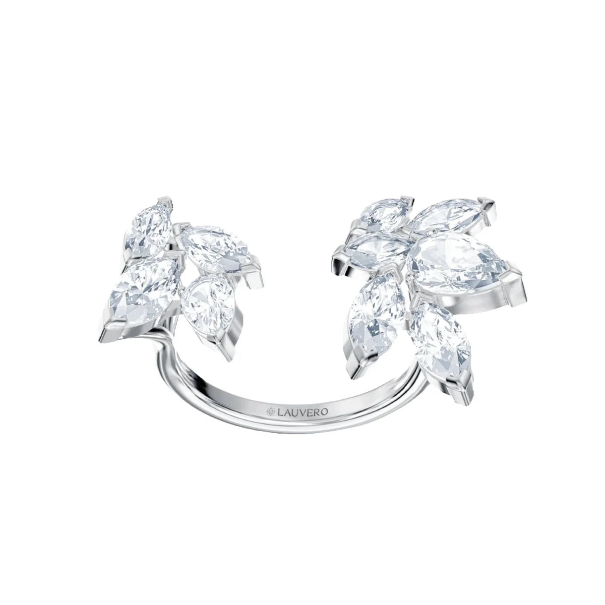 Frosted Lace Elegance Ring – Women