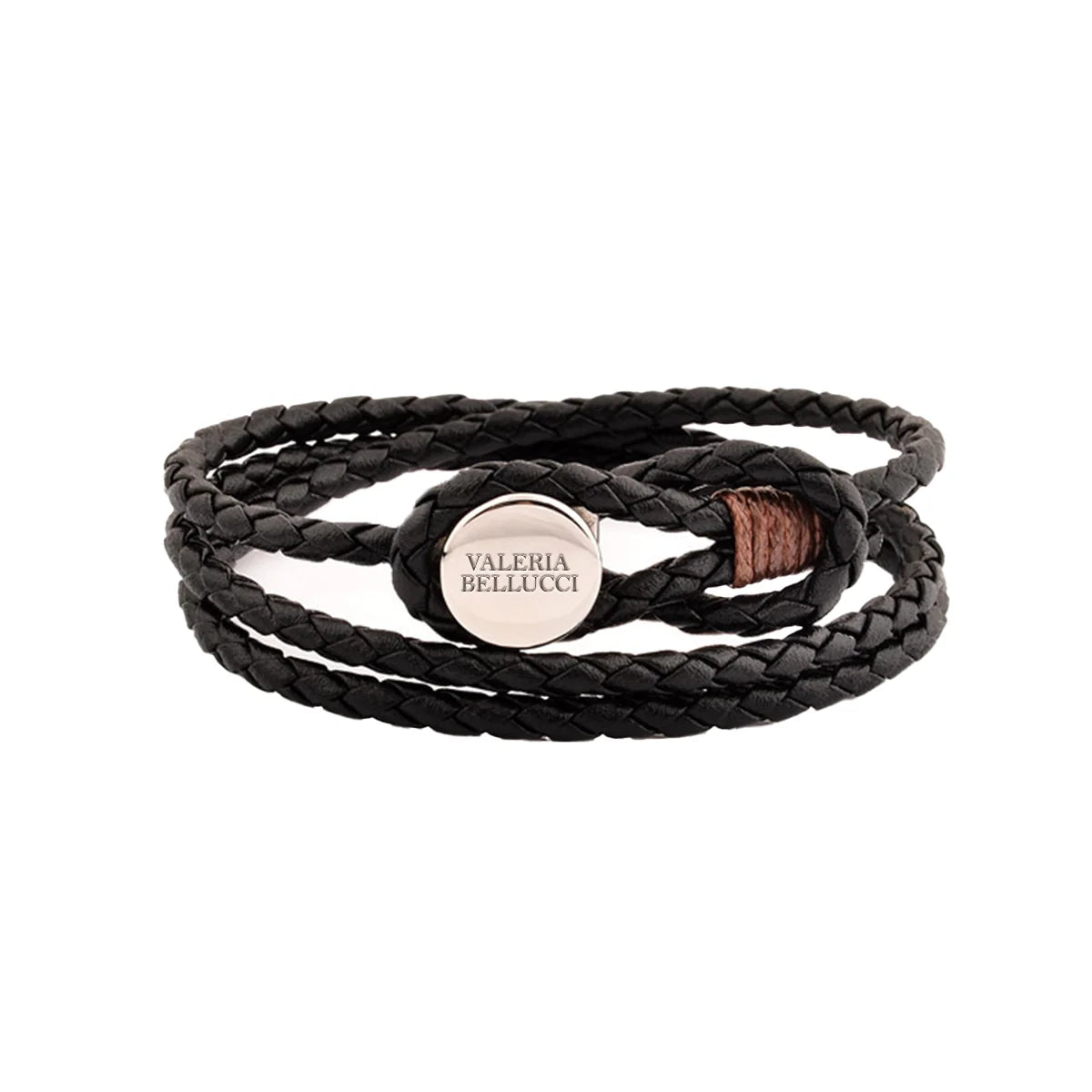 Granite Twine Leather Bracelet