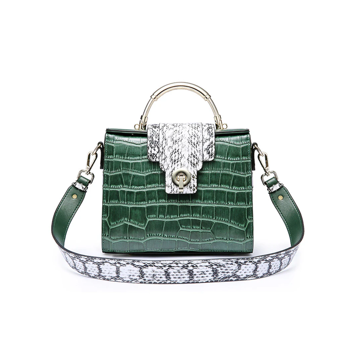 Chic Chérie Green Handbags For Women