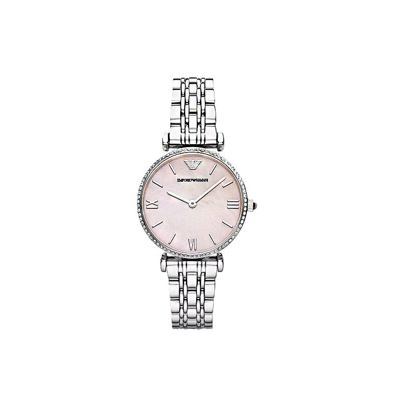 Emporio Armani Rosa Luxe Women’s Pink Dial Stainless Steel Watch