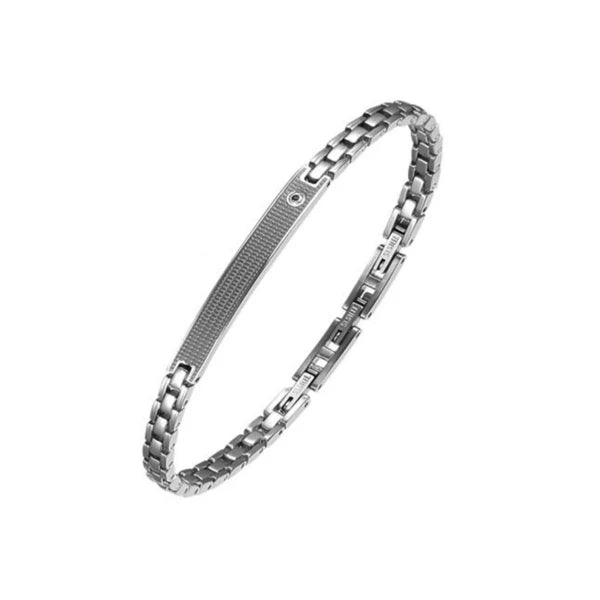 Timeless Tides Men's Silver Bracelet