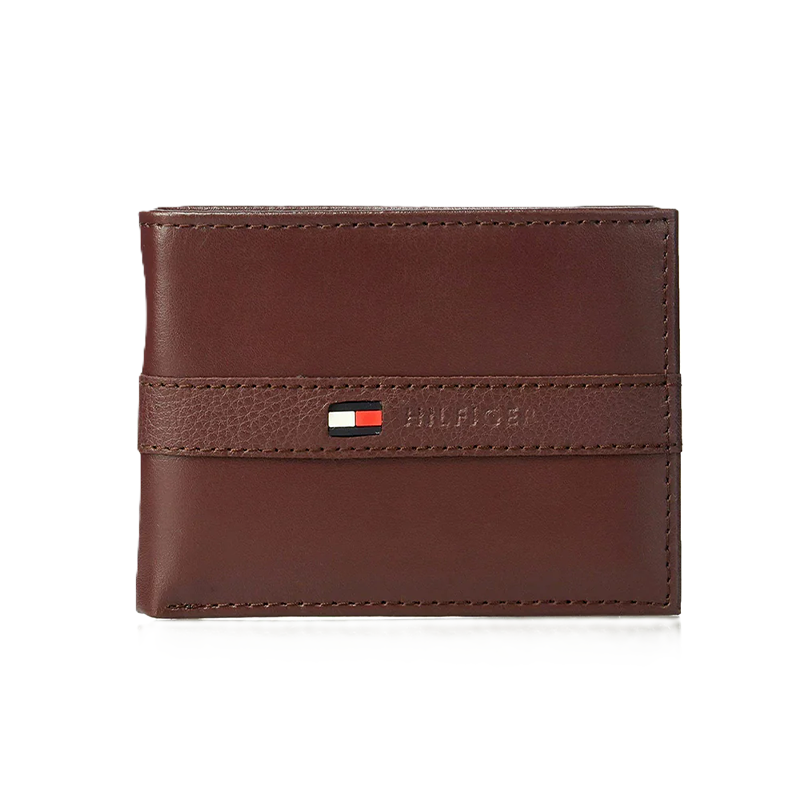 Tommy Hilfiger Mens Leather Ranger Passcase Wallet-31TL22X062