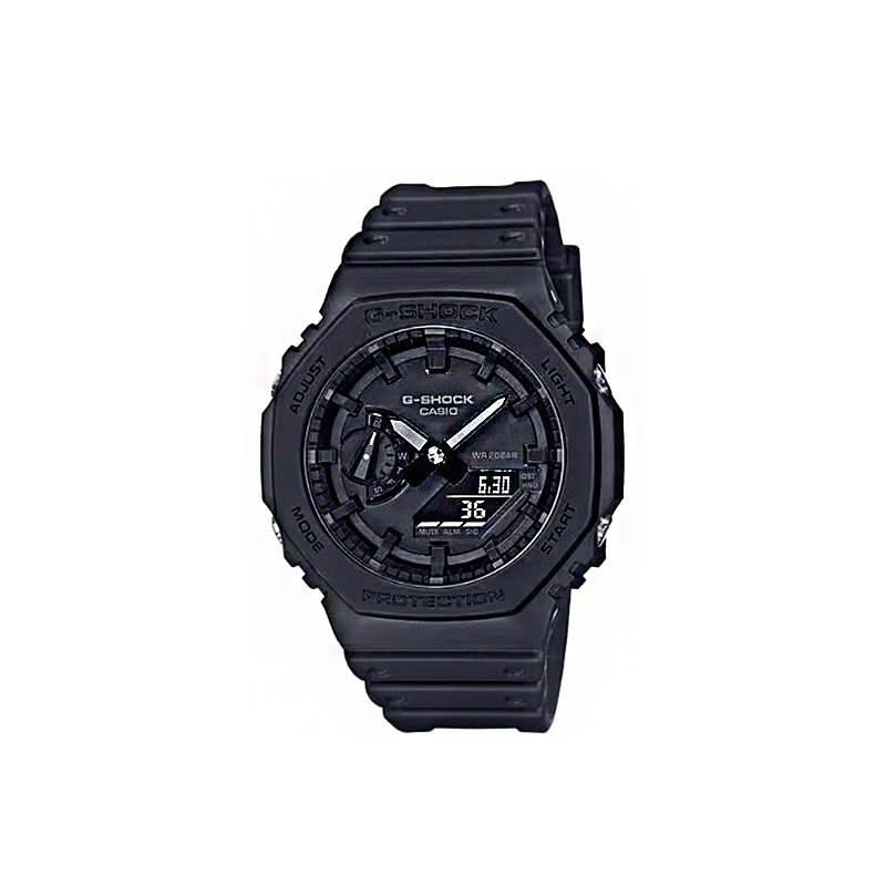 G-SHOCK Shadow Carbon Analog-Digital Watch – Matte Black Stealth