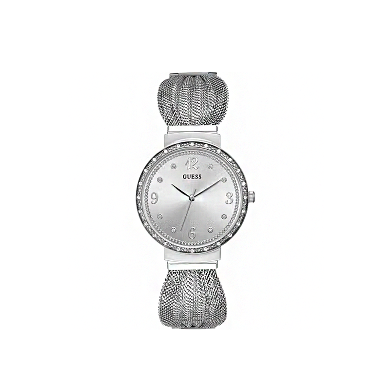 Guess Silver Classic Stainless Steel Women’s Analog Watch