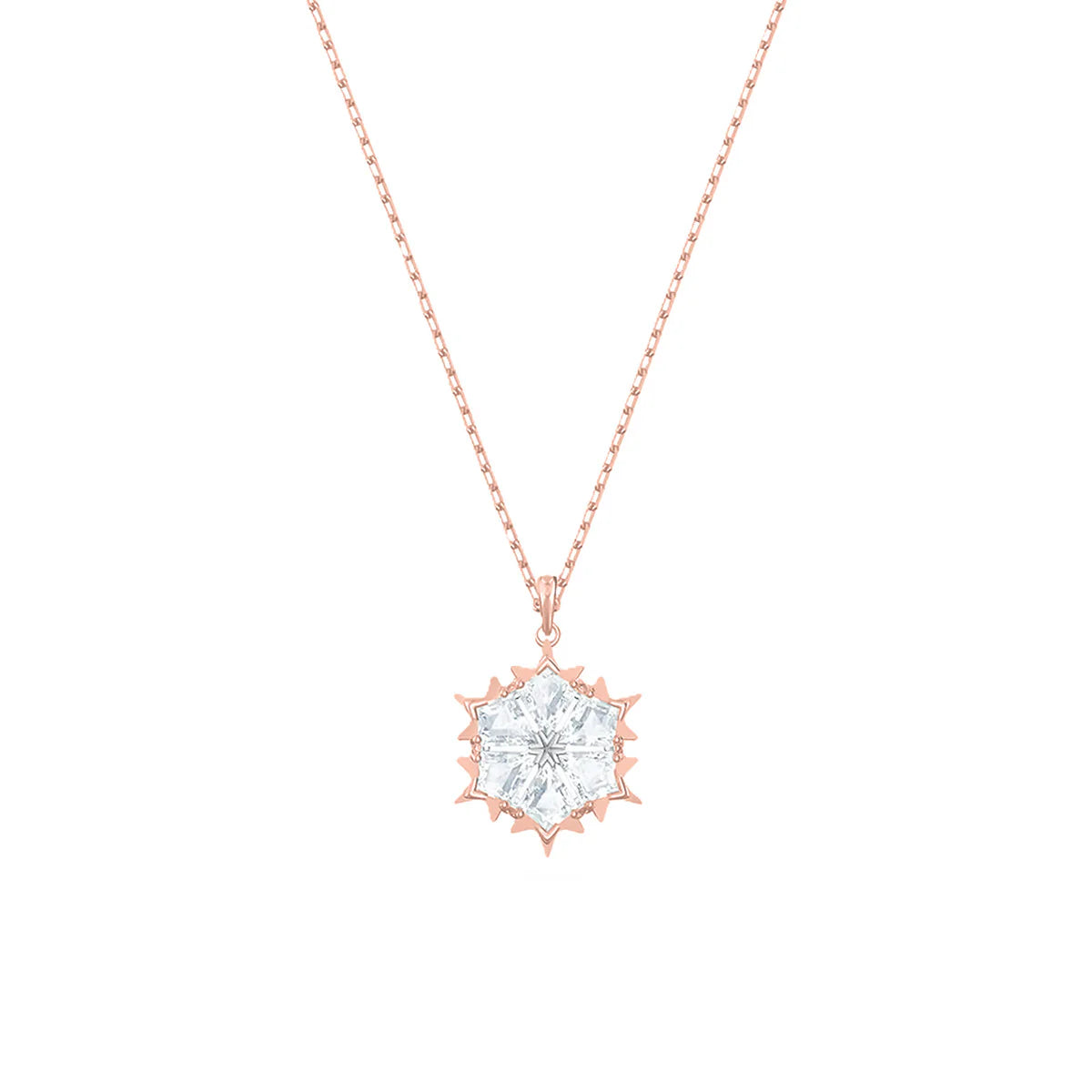 Crystal Prism Pendant Necklace