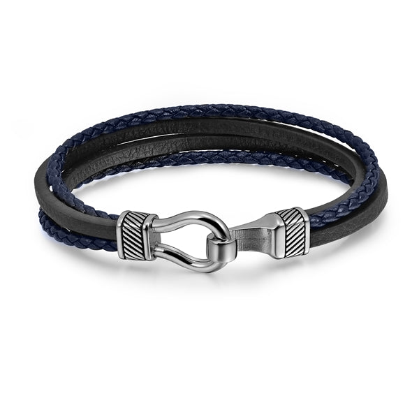 Valeria “DualTone” Leather Bracelet