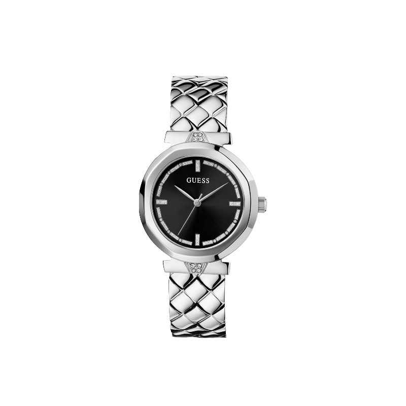Guess Silver Elegance Stainless Steel Women’s Analog Watch