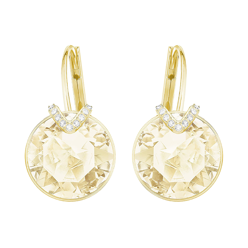 Louvre Citrine Radiance Drop Earrings – Yellow Gold