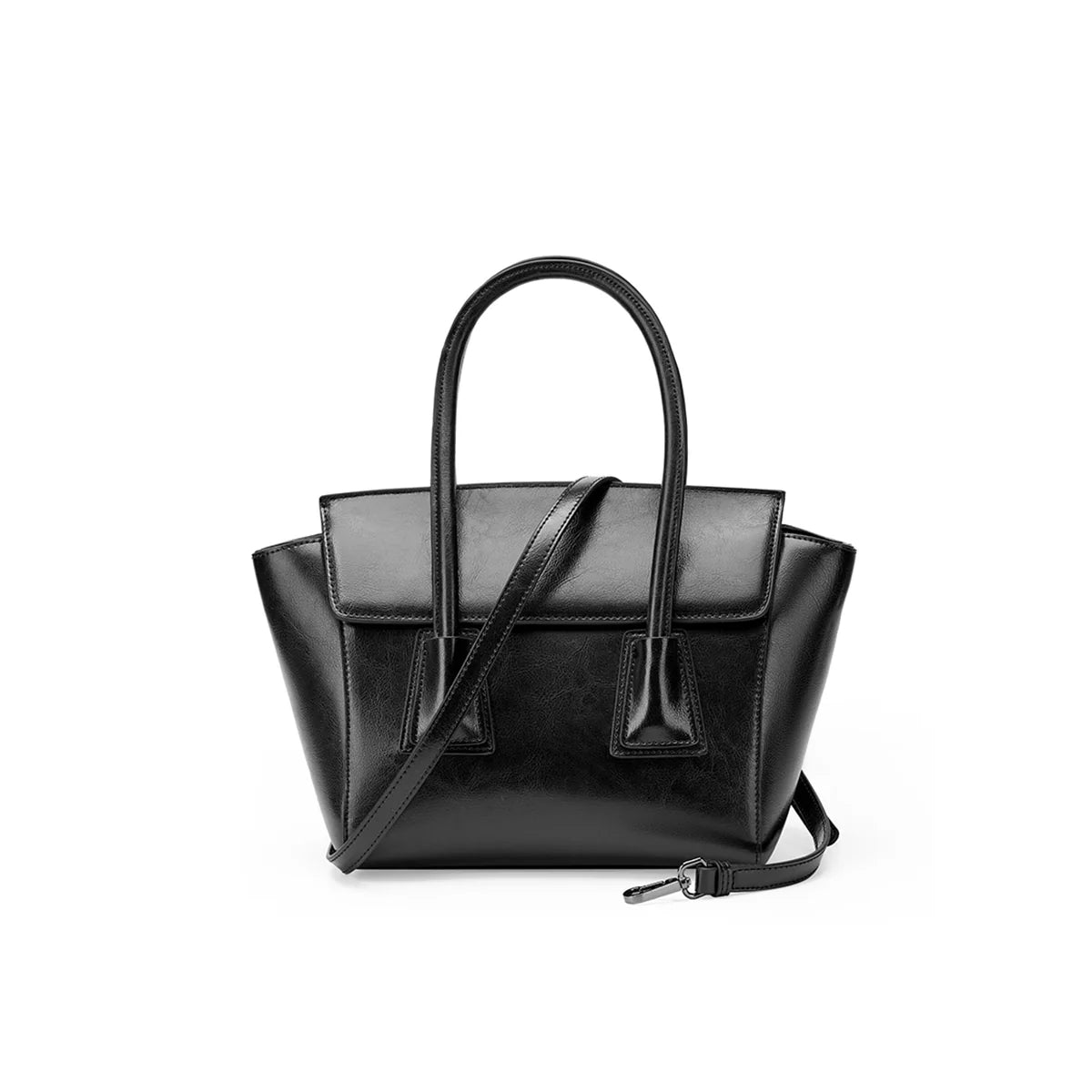 Glamour Grove Satchel Leather Bag for Women