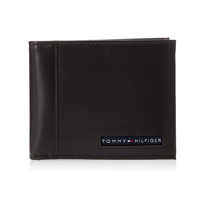 Tommy Hilfiger Men's Premium Leather Credit Card ID Wallet Passcase 31TL22X063