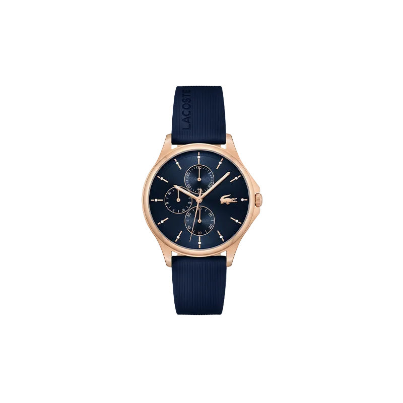 Lacoste Women’s Multifunction Quartz Watch  – Navy Blue Silicone Edition