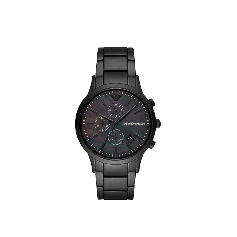 Emporio Armani ShadowSteel Chronograph Black Men’s Watch