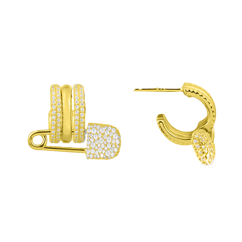 Louvre Radiant Lock Earrings