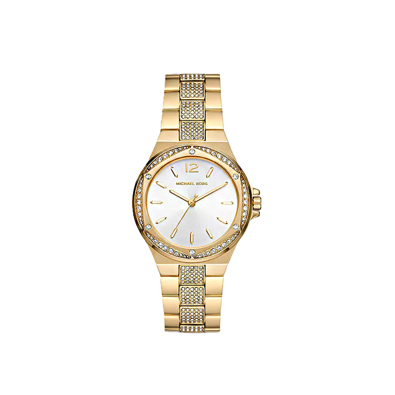 Michael Kors Classic White Dial Gold-Tone Women’s Analog Watch