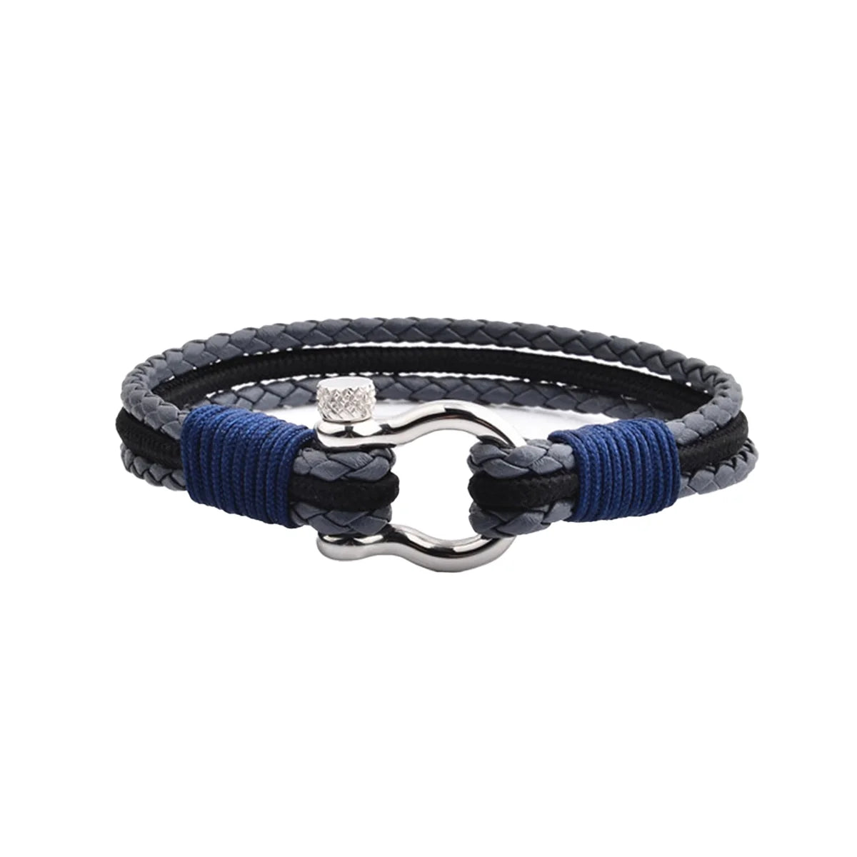 Ironleaf Cuff Men's Leather Bracelet