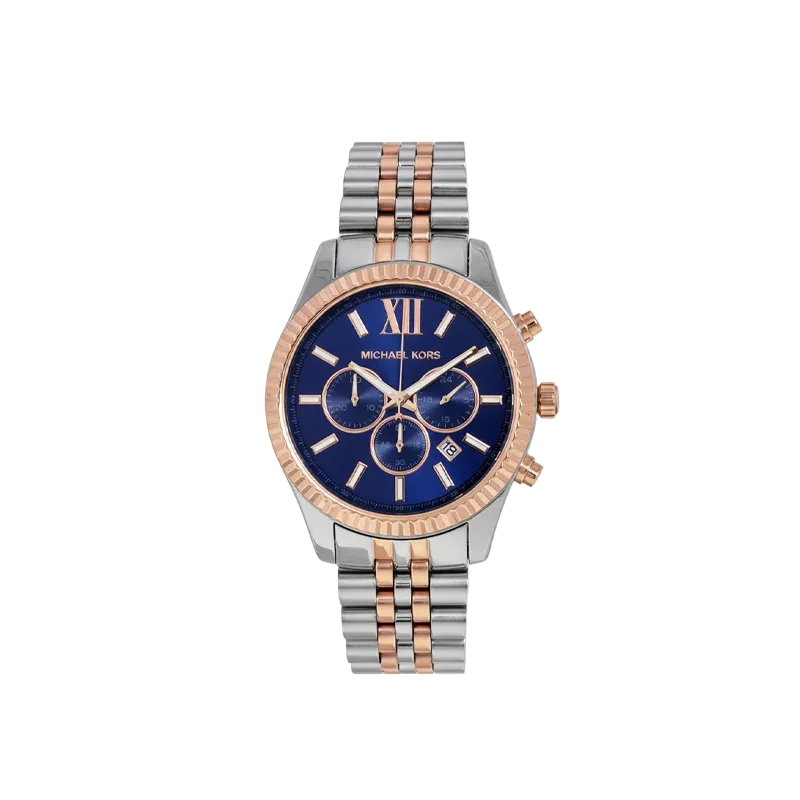 Michael Kors Lexington Chronograph Blue Dial Men’s Watch