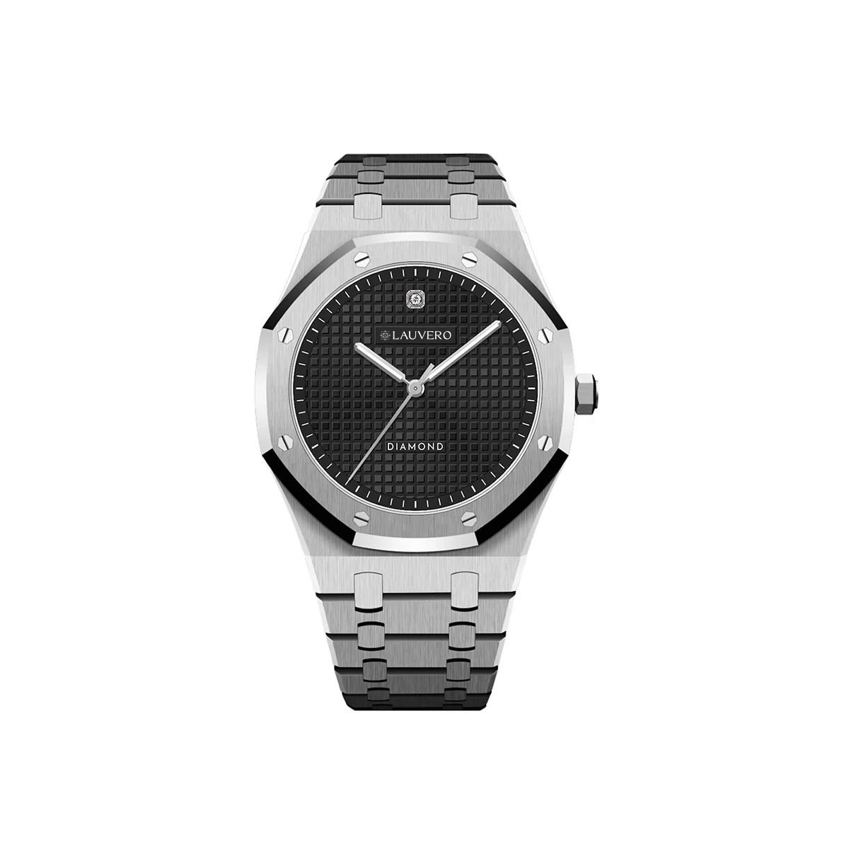 Eclipse Diamond Black Vintage Watch