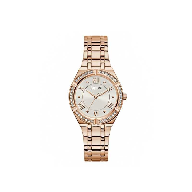 Guess Cosmo Rose Gold Crystal Accent Women’s Watch