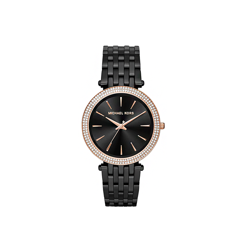 Michael Kors Black Strap Watch for Women