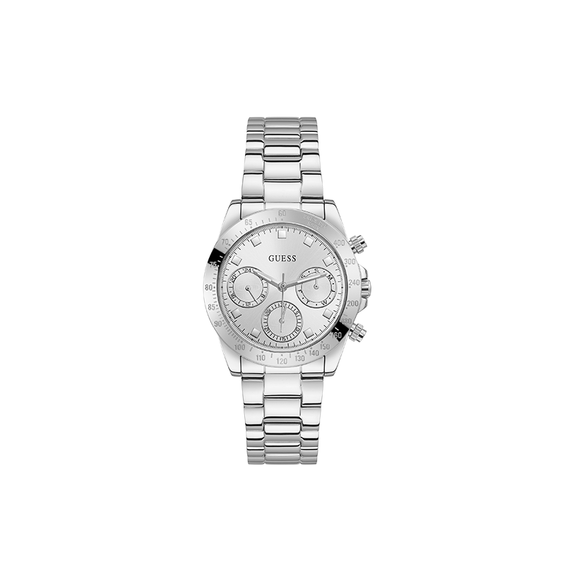 Guess Women’s Dual-Time Stainless Steel Analog-Digital Watch