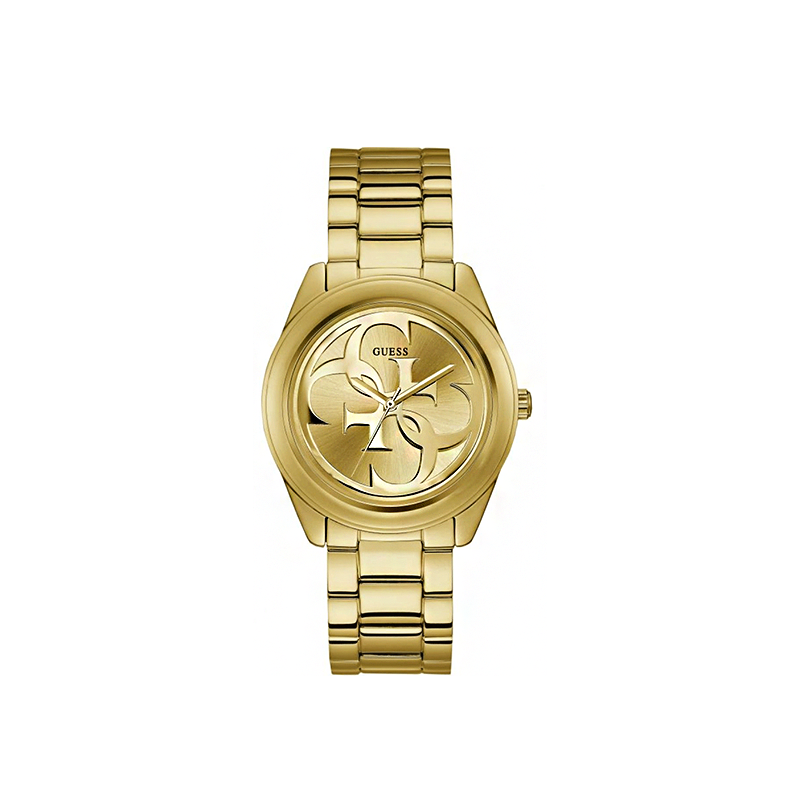 GUESS G-Twist Gold Dial Stainless Steel Women’s Watch