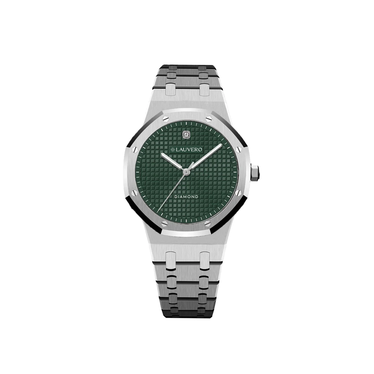 Eclipse Diamond Green Watch for Girls