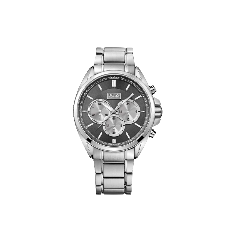 Hugo Boss Driver Chronograph  – Black Dial Steel Edition