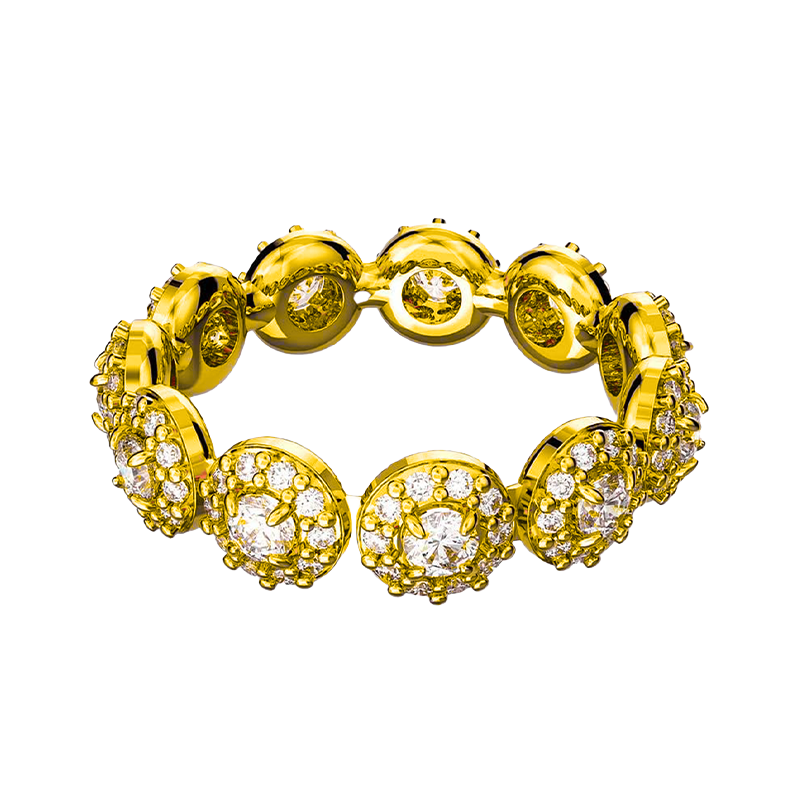 Lauvero Imperial Cluster Eternity Ring – Gold