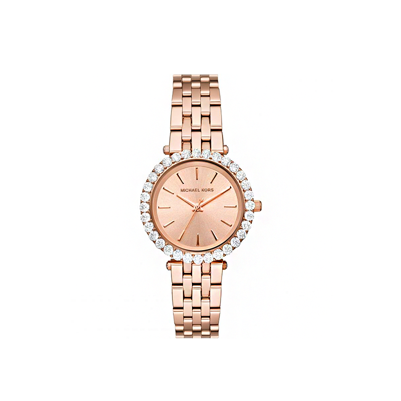 Michael Kors Darci Women’s Watch – Rose Gold Dial Stainless Steel Edition