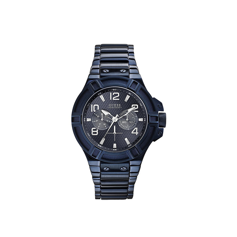 Guess Atlantic Blue Men’s Stainless Steel Analog Watch