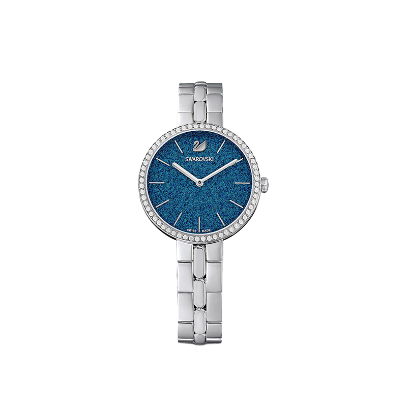 Swarovski Cosmopolitan Sparkling Blue Dial Stainless Steel Watch – Women’s