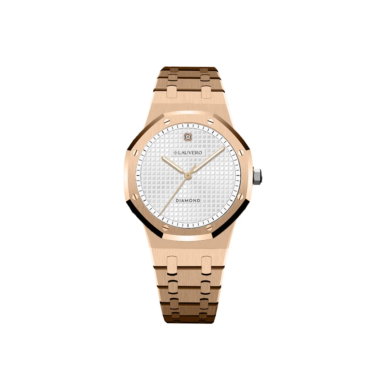 Eclipse Diamond Watch Rose Gold
