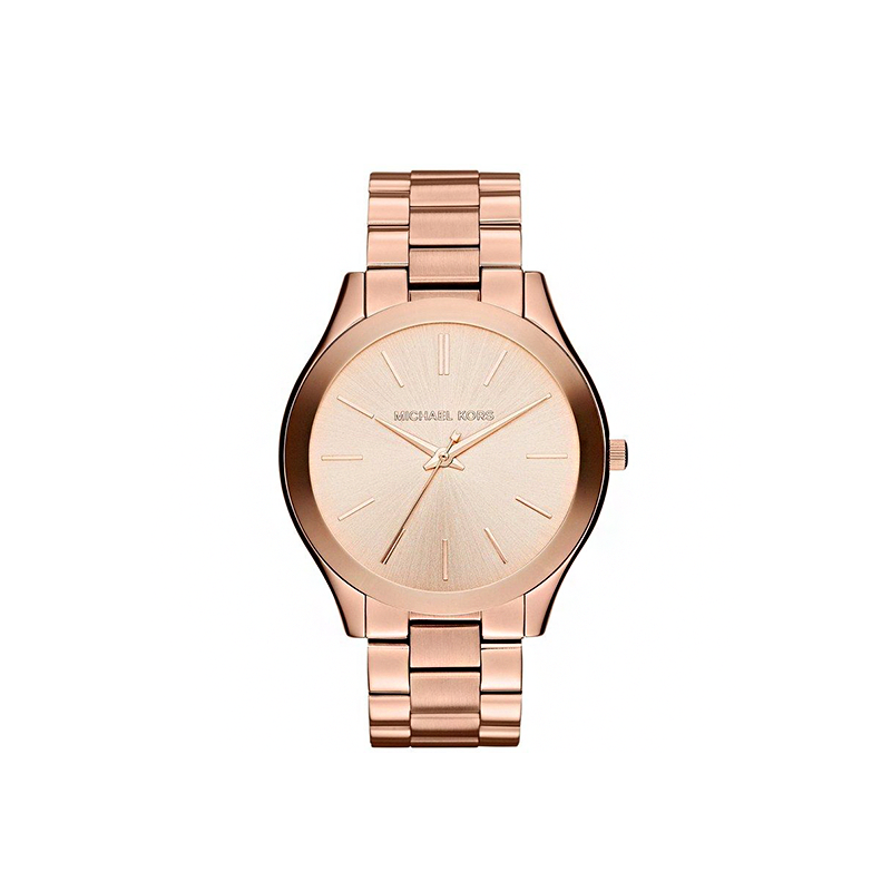 Michael Kors Runway Slim Women’s Watch – Rose Gold Stainless Steel Edition