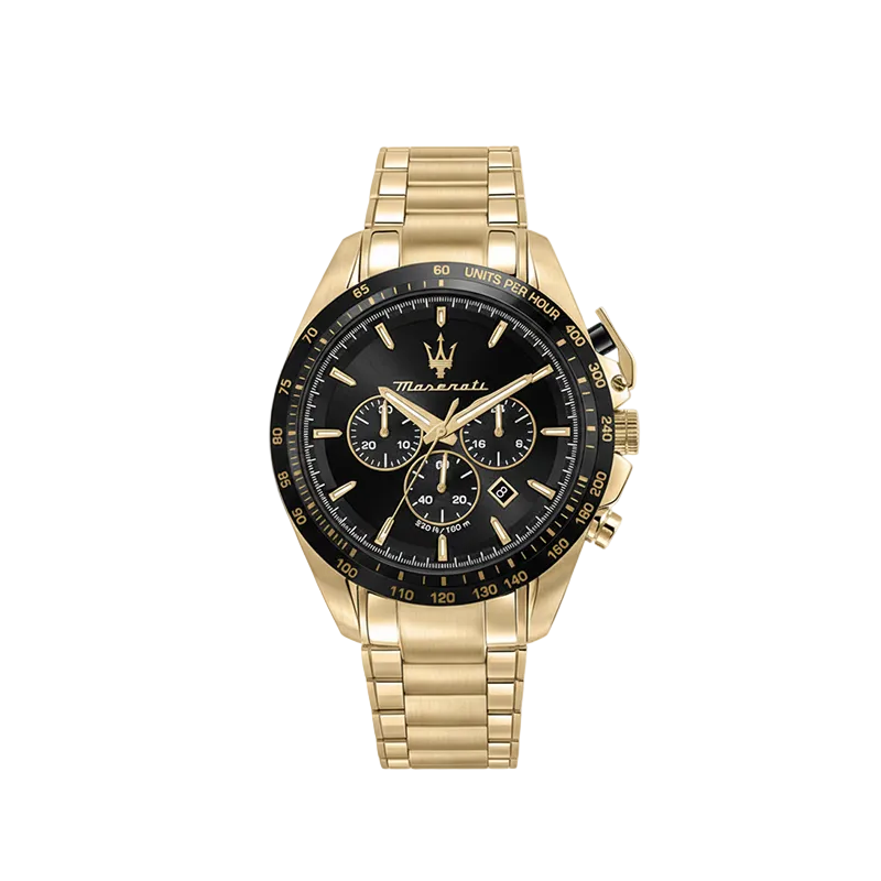 Maserati Traguardo Gold Chronograph Men’s Watch