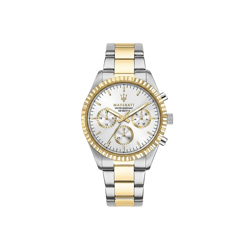 Maserati Competizione Dual-Tone Chronograph Watch