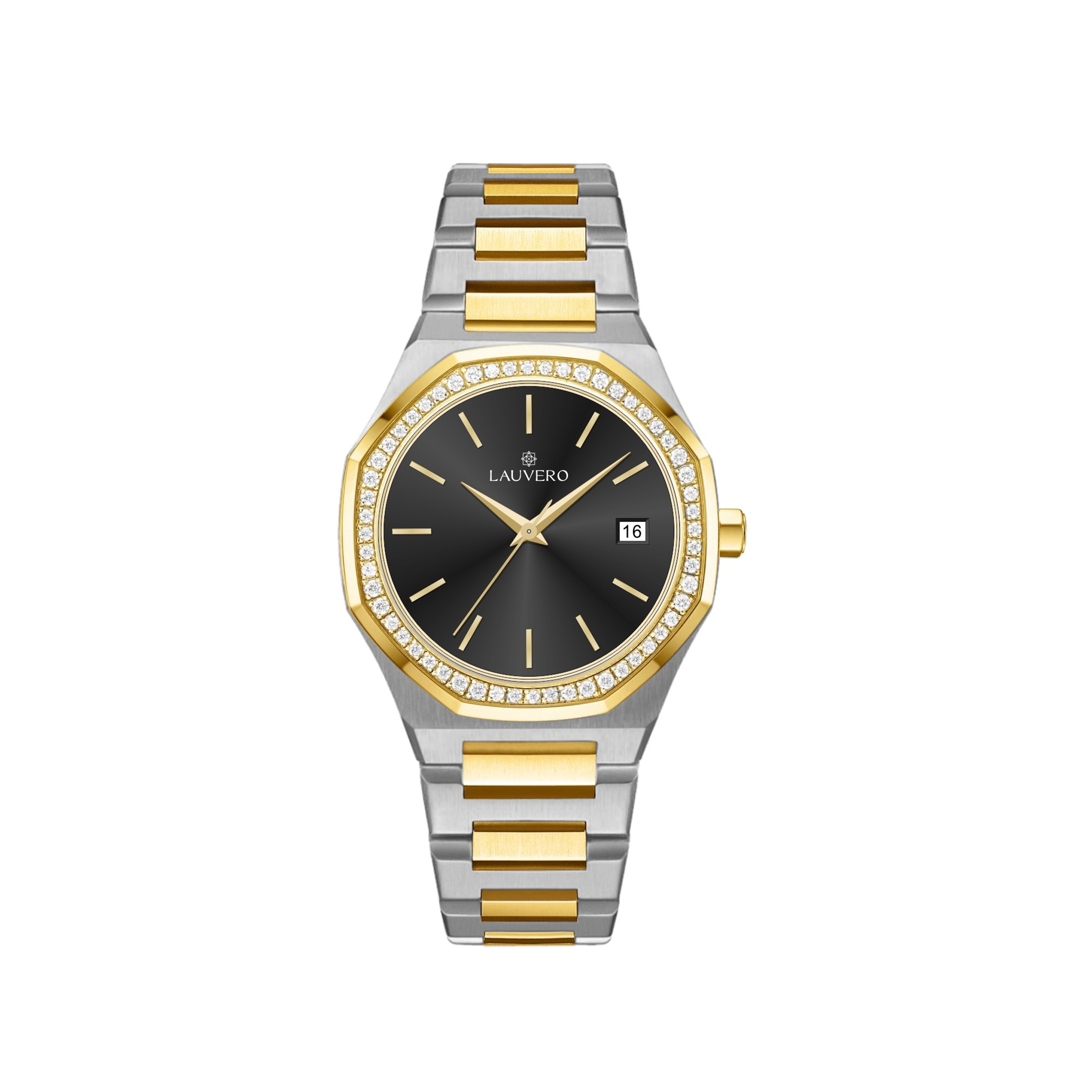 Eclipse Diamond Watch Yellow & White Gold for Women