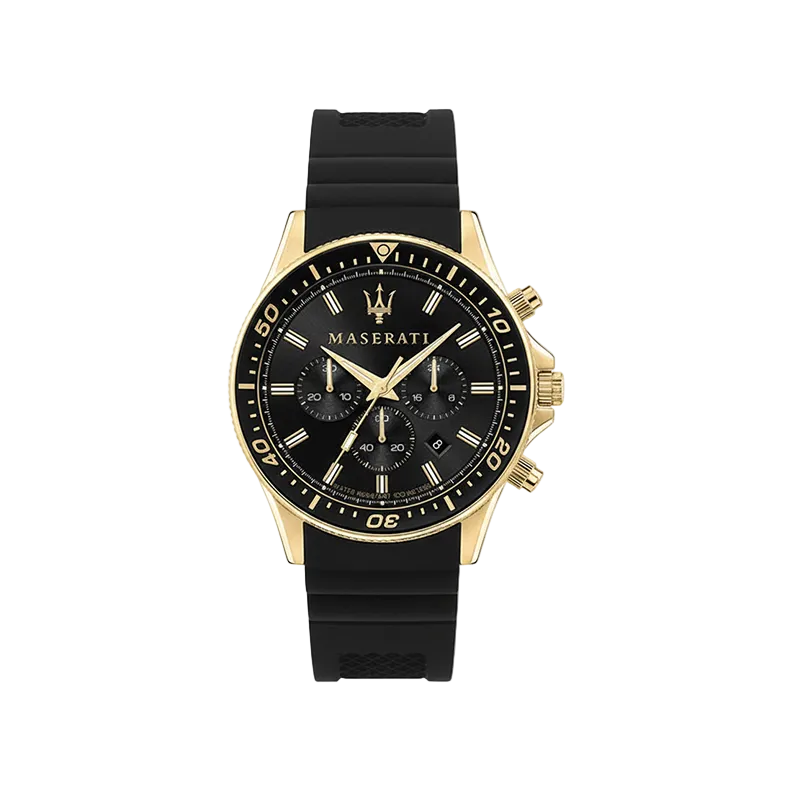 Maserati Sfida Yellow-Gold Sport Chronograph Men’s Watch