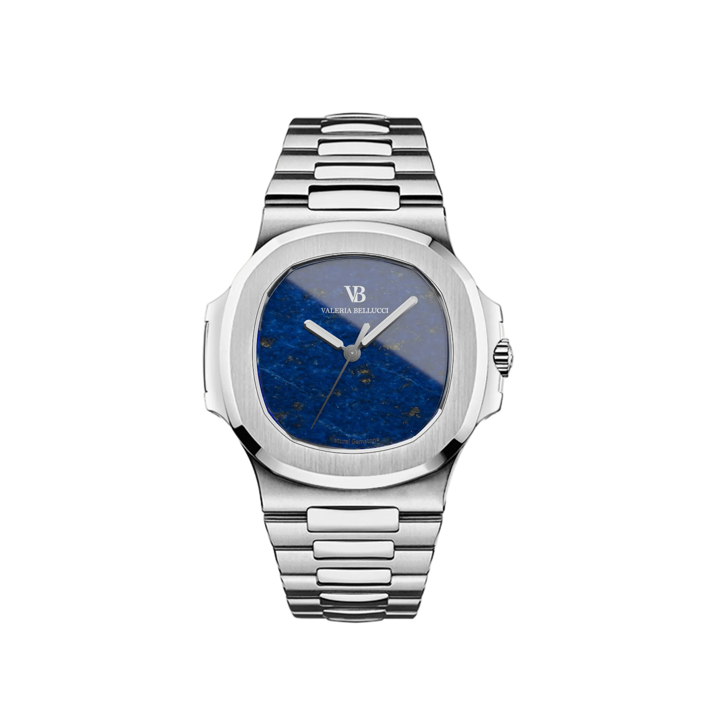 Valeria Bellucci Blue Gemstone Watch for Men