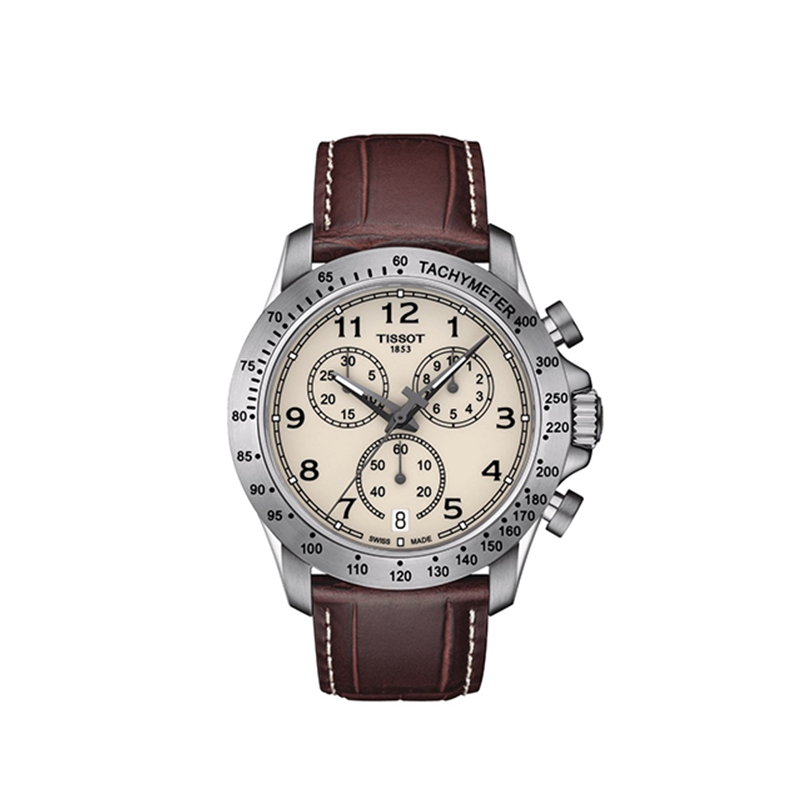 Tissot Sportmaster Chronograph Vintage Cream Leather Edition